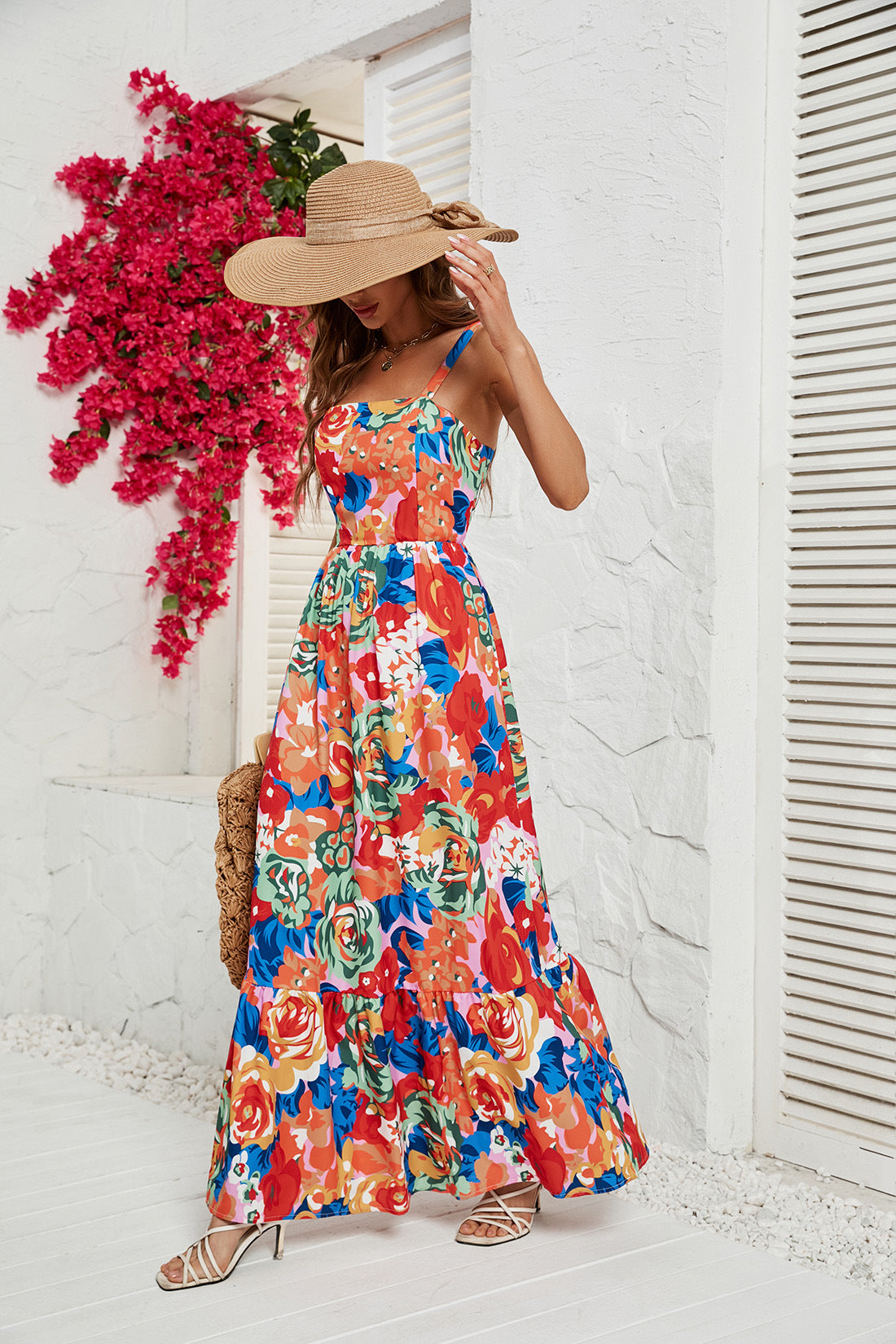 Women's Babe-print Slip Dress CD576
