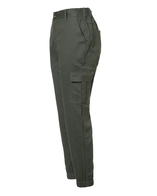 Pocket Design High Waist Cargo Pants