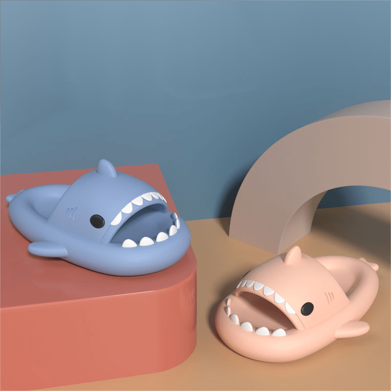 Unisex Cartoon Shark Cloud Non-Slip Anime Slippers CD417