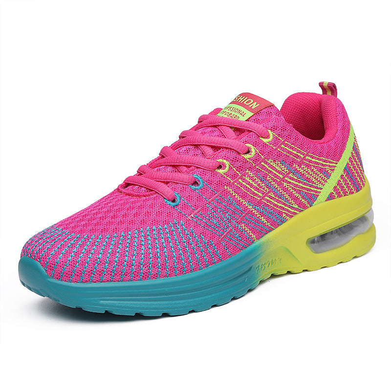New Air Cushion Design Colorblock Running Sneakers CD425