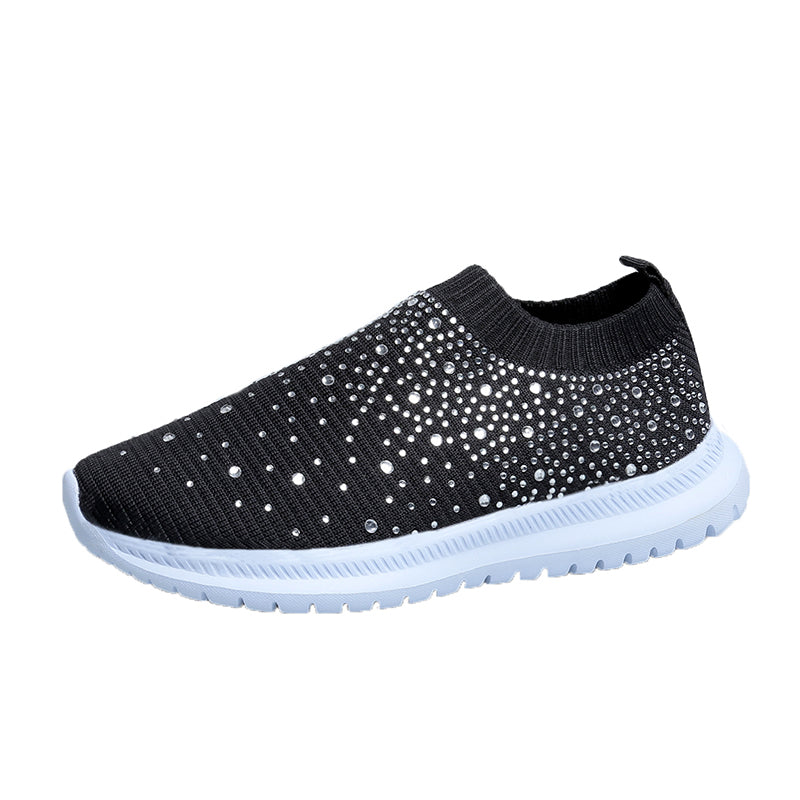 Women's Colorblock Mesh Platform Breathable Sneakers CD418
