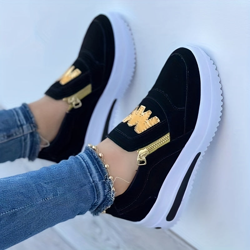 Women's Casual Platform Slip on Running Sneakers CD421