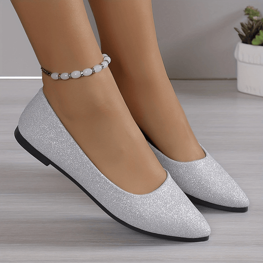 Women's Bling Ballet Flats Pointed Toe Dress Flats CD433