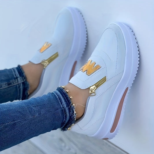 Women's Casual Platform Slip on Running Sneakers CD421