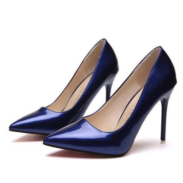 👠Women's Pumps Pointed Toe High Heels Slip-On Stiletto Party Shoe