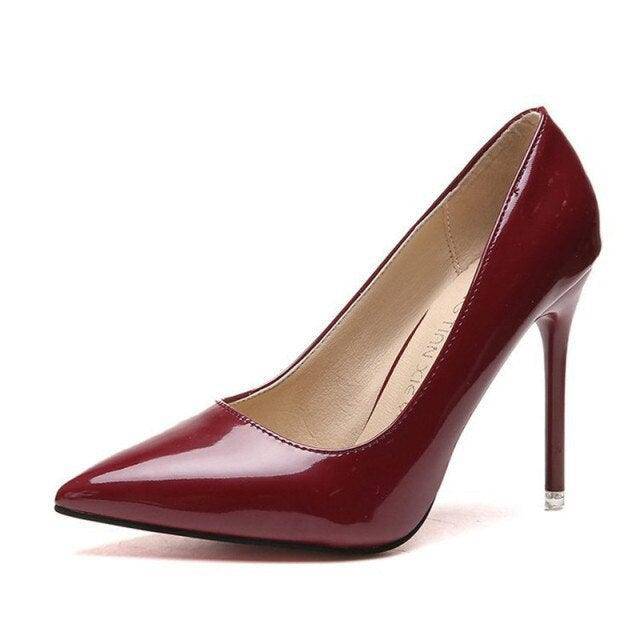 👠Women's Pumps Pointed Toe High Heels Slip-On Stiletto Party Shoe