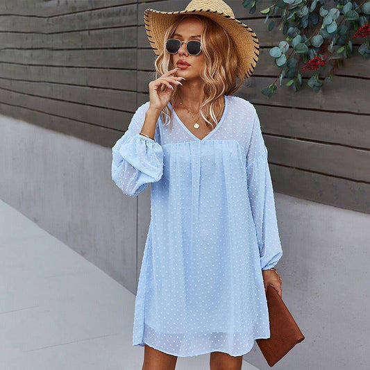 Charlotte Women's Casual V-Neck Sexy Vacation Elegant Dress