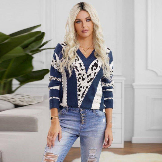 Charlotte Women's Pullover Fashion Long-Sleeved Knitted Sweater