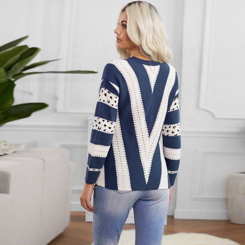 Charlotte Women's Pullover Fashion Long-Sleeved Knitted Sweater
